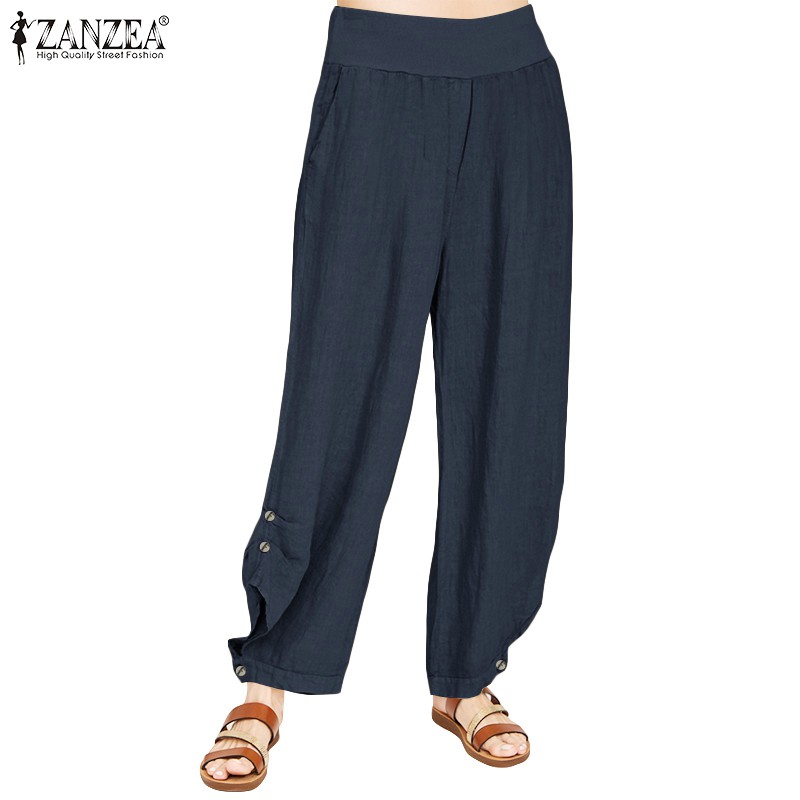 Quần Dài Ống Rộng Xẻ Tà Thời Trang Dành Cho Nữ | BigBuy360 - bigbuy360.vn