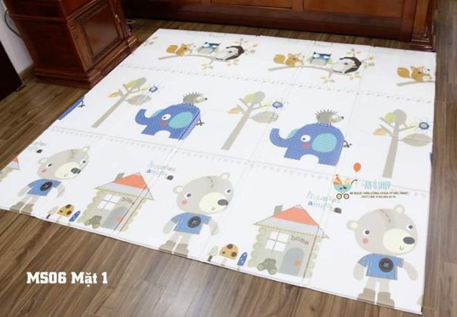 Thảm xốp 2 mặt gấp gọn XPE 180cm x 200cm x 1cm