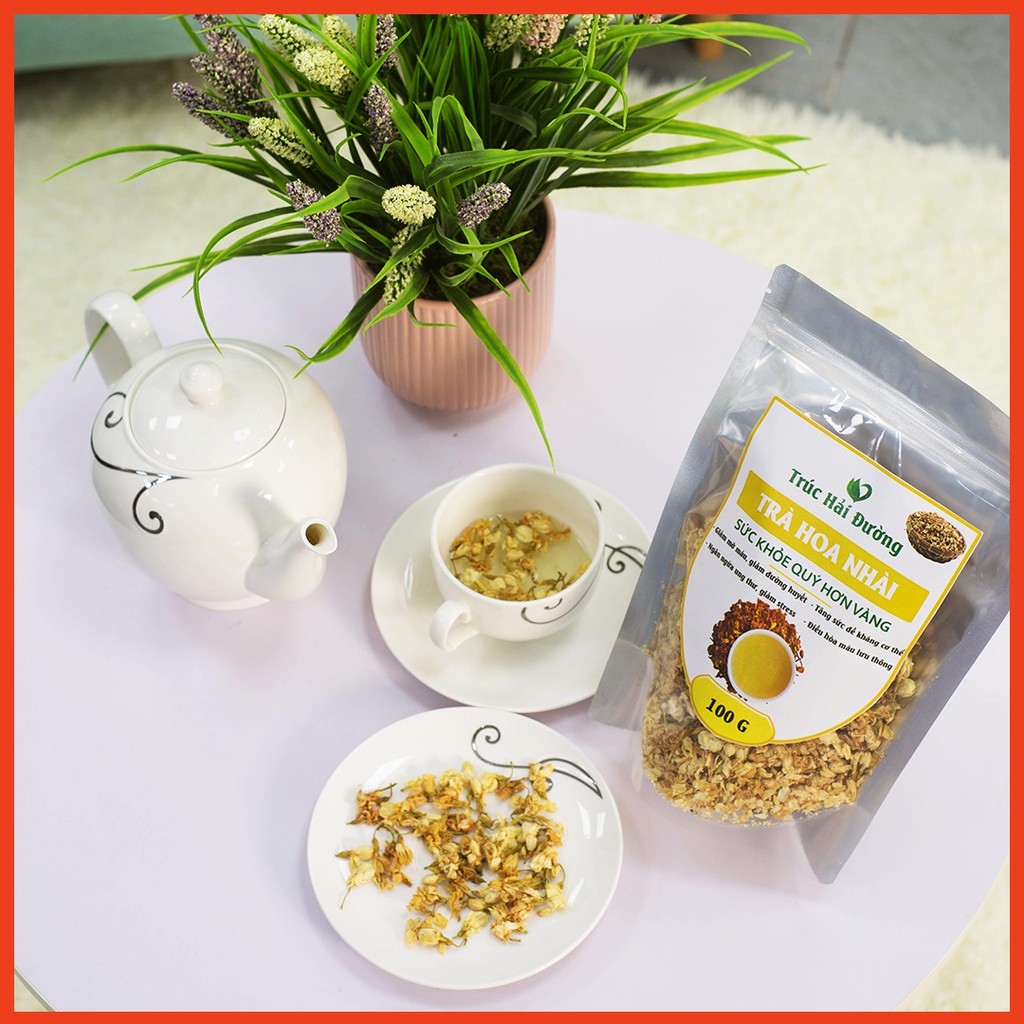 [CHÍNH HÃNG] Trà Giảm Cân Hoa Nhài Khô (Hoa Lài) Loại Đẹp 100g Giúp Thải Độc, Giảm Tích Mỡ, Hạ Huyết Áp