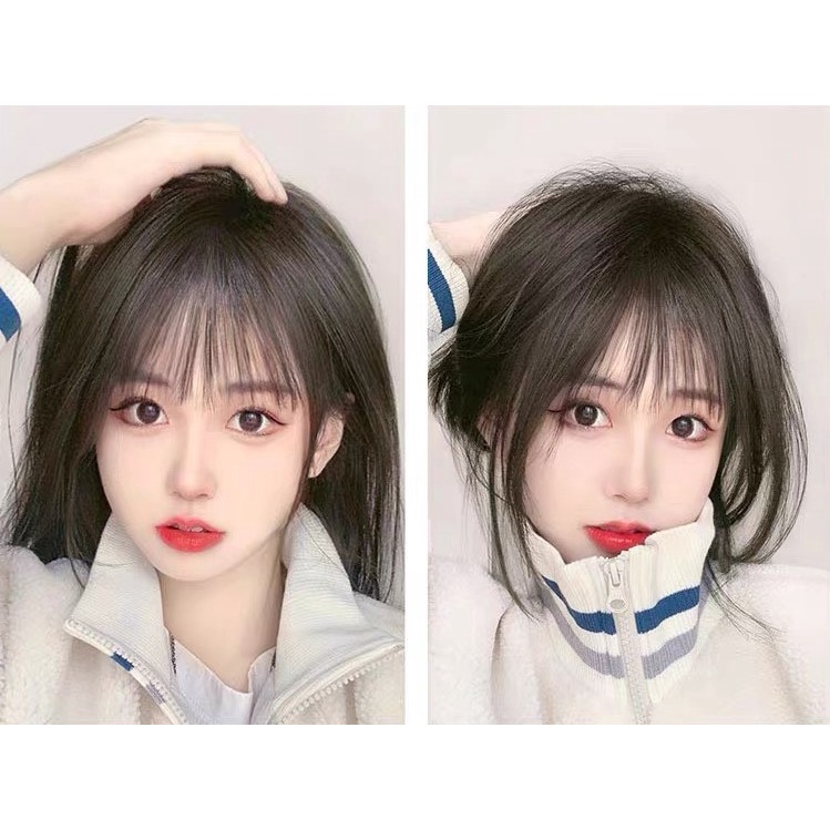 Tóc giả mái che hói sợi tơ cao  làm dầy tóc