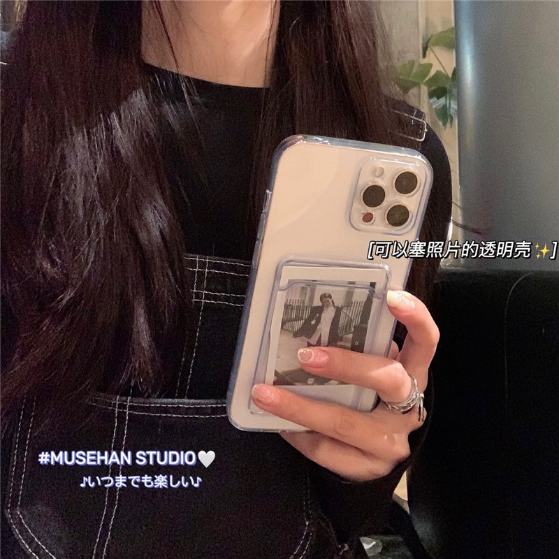 iPhone 14 Pro Max 13 Pro Max Ốp điện thoại bằng silicon có ngăn đựng thẻ cho iPhone 12 11 Mini Pro Max