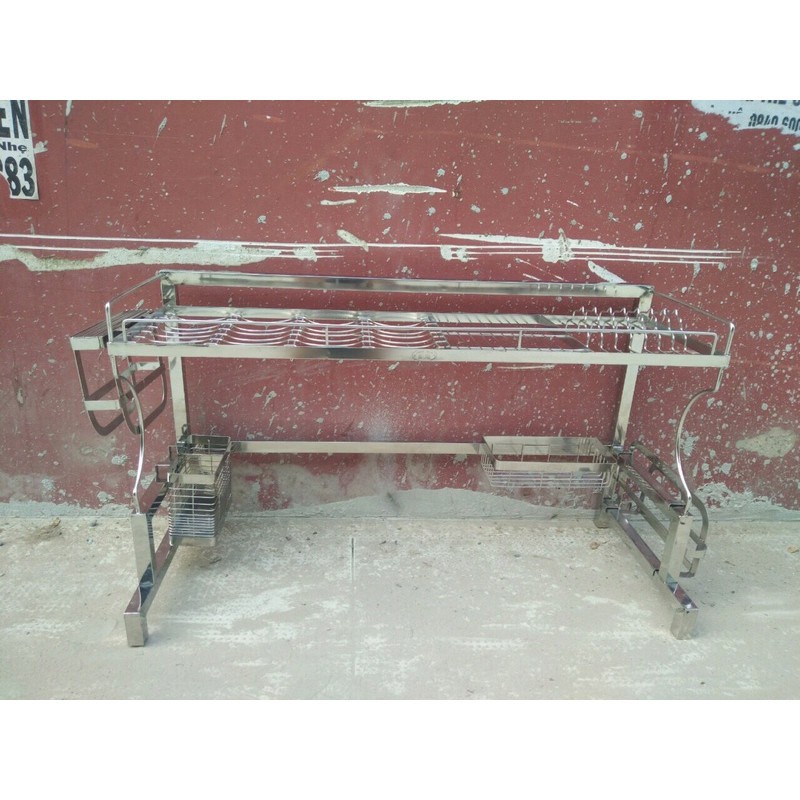 Kệ đựng bồn rửa chén inox 304