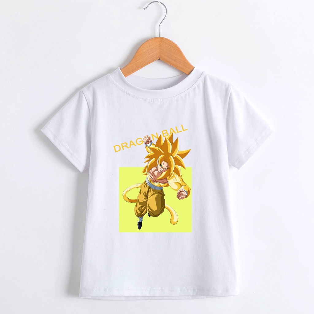 Áo thun bé trai songoku dragooball hoạt hình