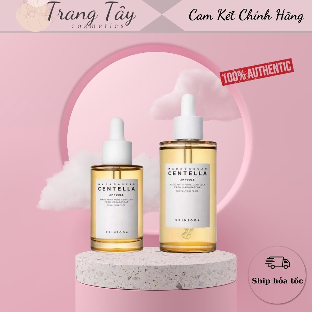 Serum Centella Rau Má Giảm Mụn, Phục Hồi Da Skin1004 Madagascar Centella Asiatica 100 Ampoule