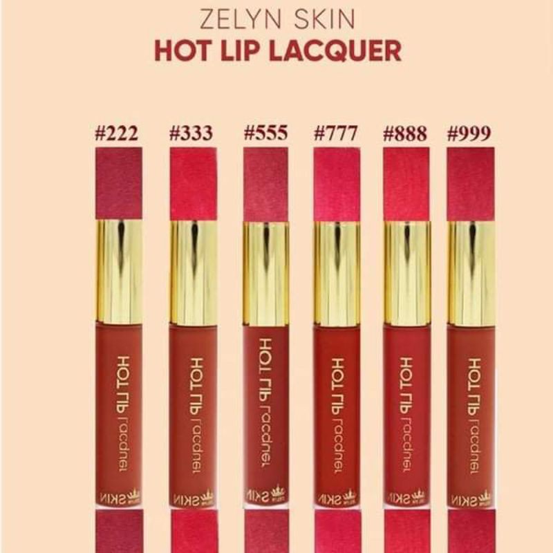 Son kem lì Hot lip lacquer zelyn skin