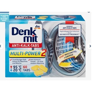 Viên tẩy lồng giặt Denkmit của Đức (Hộp 60 viên)