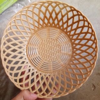 Rổ Mây nhựa tròn cỡ lớn