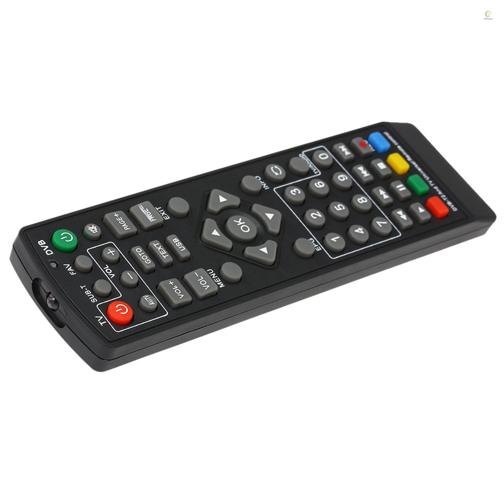 P&S Universal DVB-T2 Set-Top Box Remote Control Wireless Smart Television STB Controller Replacement for HDTV Smart TV Box Black