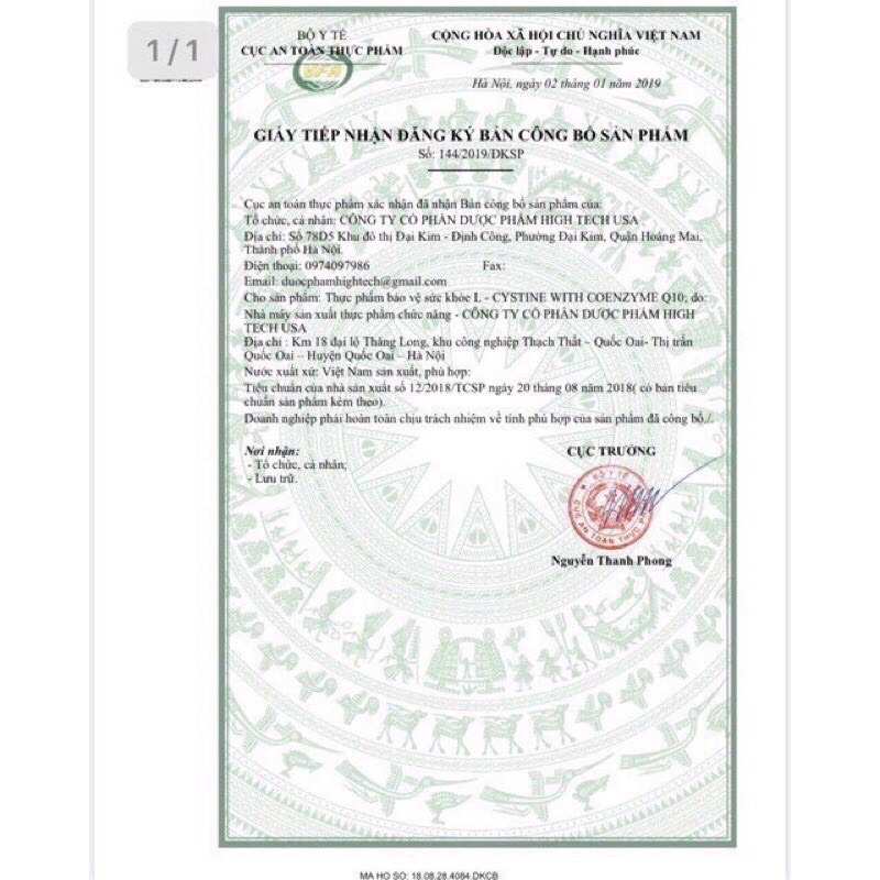 VIÊN BỔ L-CYSTINE PHLS HỖ TRỢ ĐẸP DA