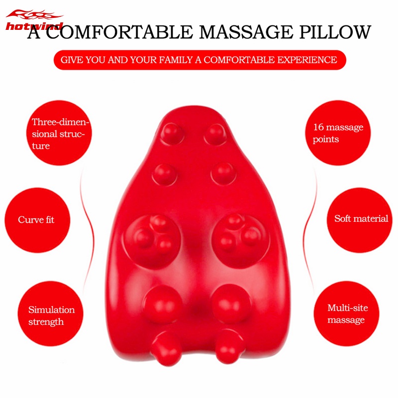 Hw Gối Mát Xa Cổ / Vai / Lưng Chăm Sóc Sức Khỏe Tiện Dụng