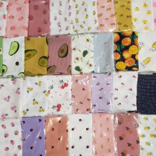 Bán vải trái cây may scrunchies