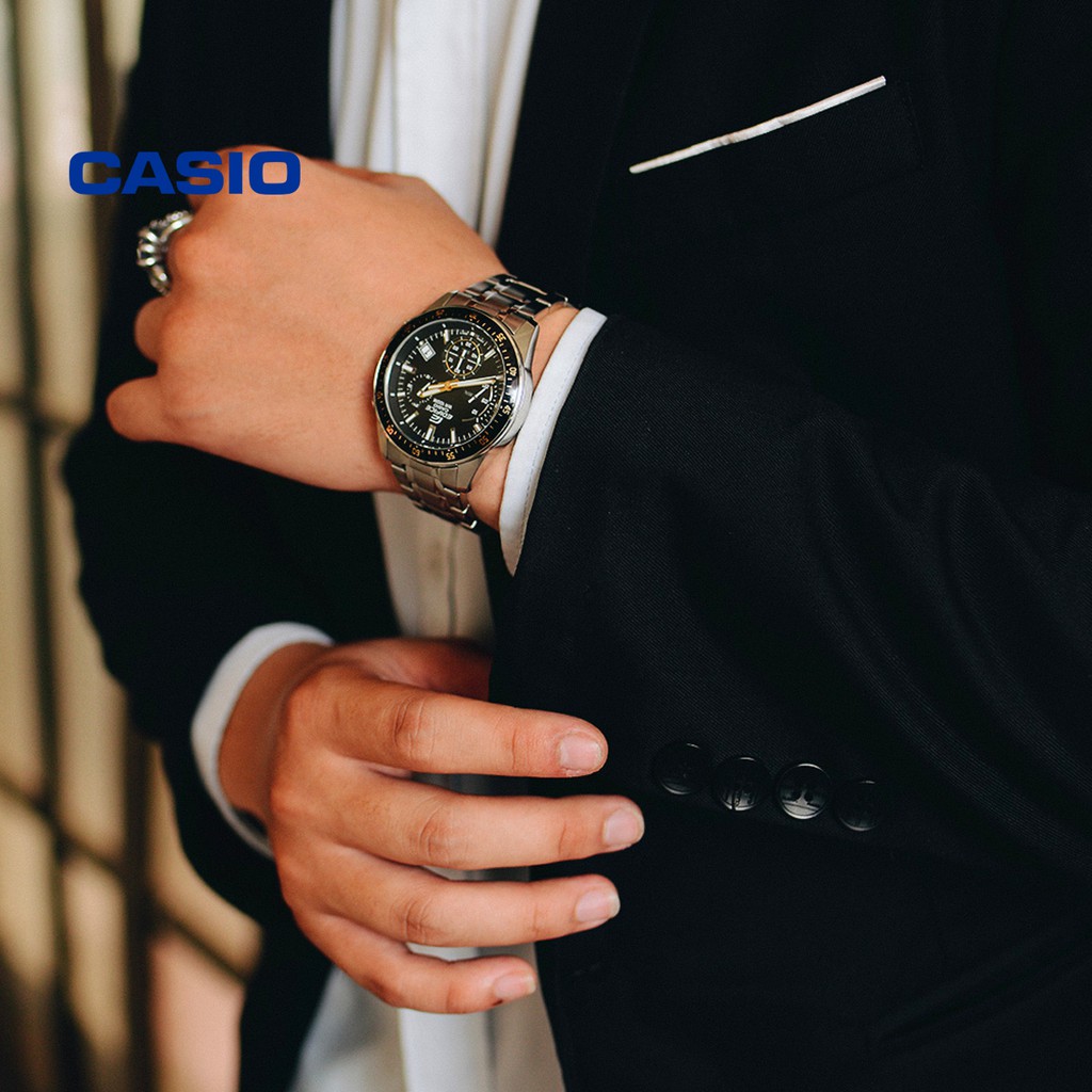 Đồng hồ nam Casio Edifice EFV-540D-1A9VUDF chính hãng - Bảo hành 1 năm, Thay pin miễn
