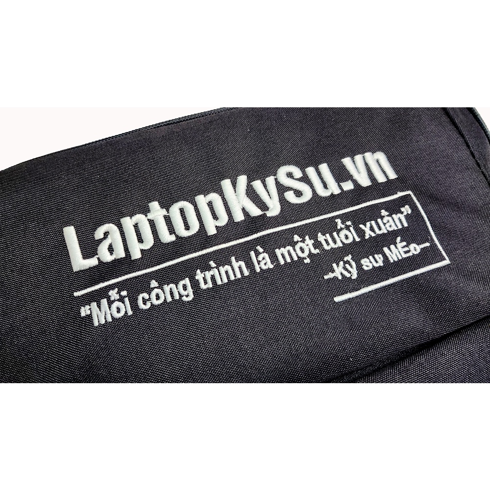 Ba lô Laptop Kỹ sư - Balo Design riêng dành cho anh em Kỹ sư với Slogan "Mỗi công trình là một tuổi