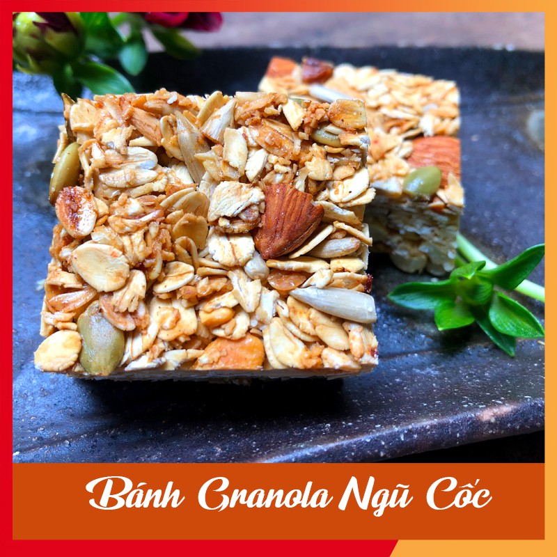 Bánh Ăn Kiêng 🍪 GIẢM CÂN 🍪 Granola Ngũ Cốc_ Yến mạch nguyên hạt nhiều chất xơ ăn no lâu, ăn kiêng thông thường | BigBuy360 - bigbuy360.vn