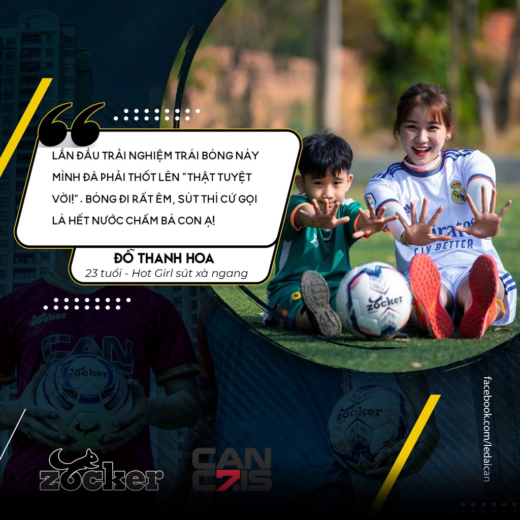 Quả Bóng Đá Size 4 Zocker Empire ZK4-EN204, Quả Bóng Đá Sân Cỏ Nhân Tạo