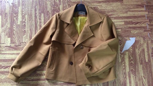 áo khoác kaki dáng ngắn 2 lớp | BigBuy360 - bigbuy360.vn