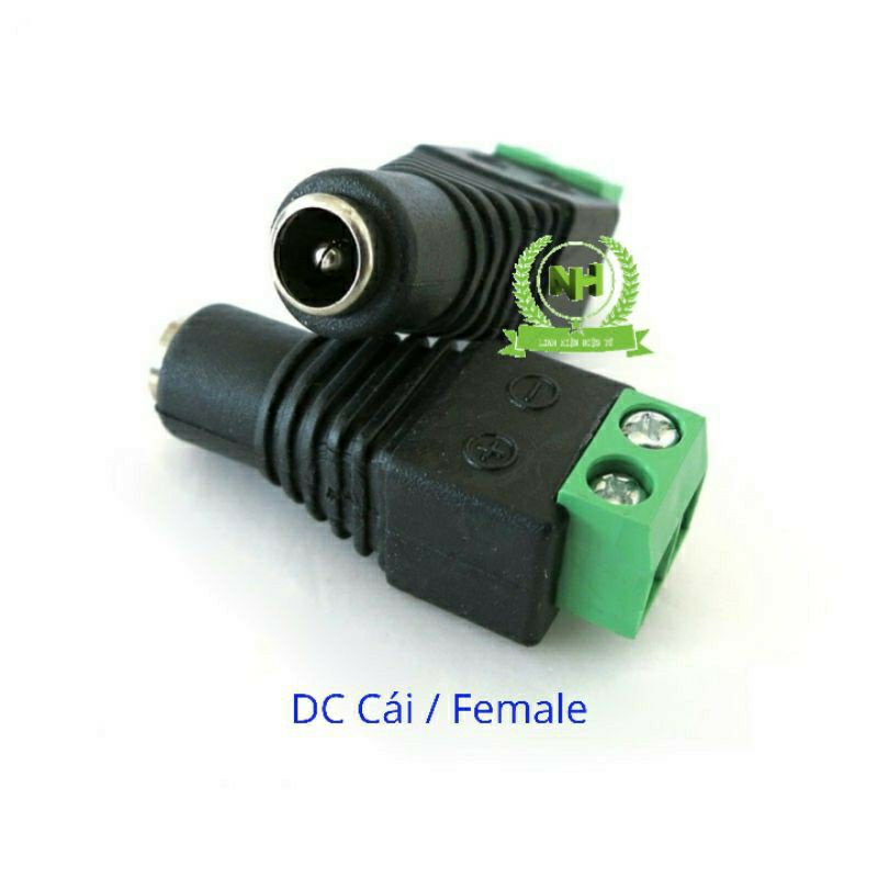 Jack Nối DC Rắc Đực/Cái 5,5* 2,1mm loại tốt