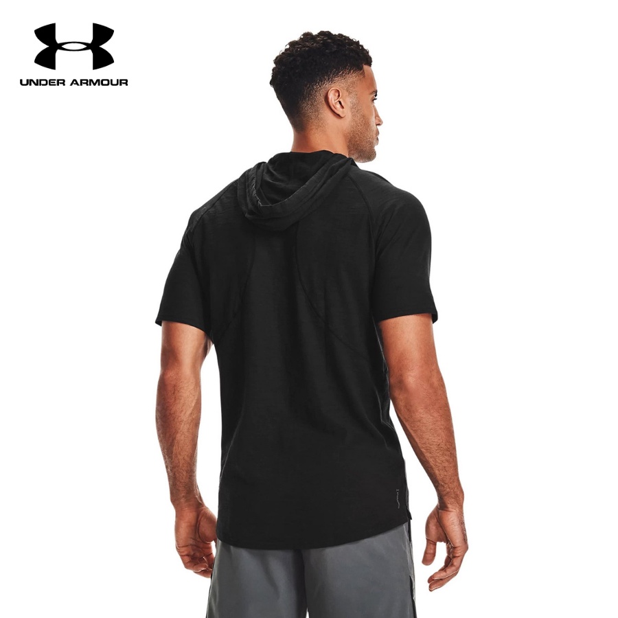 Áo khoác hoodie tay ngắn có nón thể thao nam Under Armour Project Rock Charged Cotton® - 1361719-001