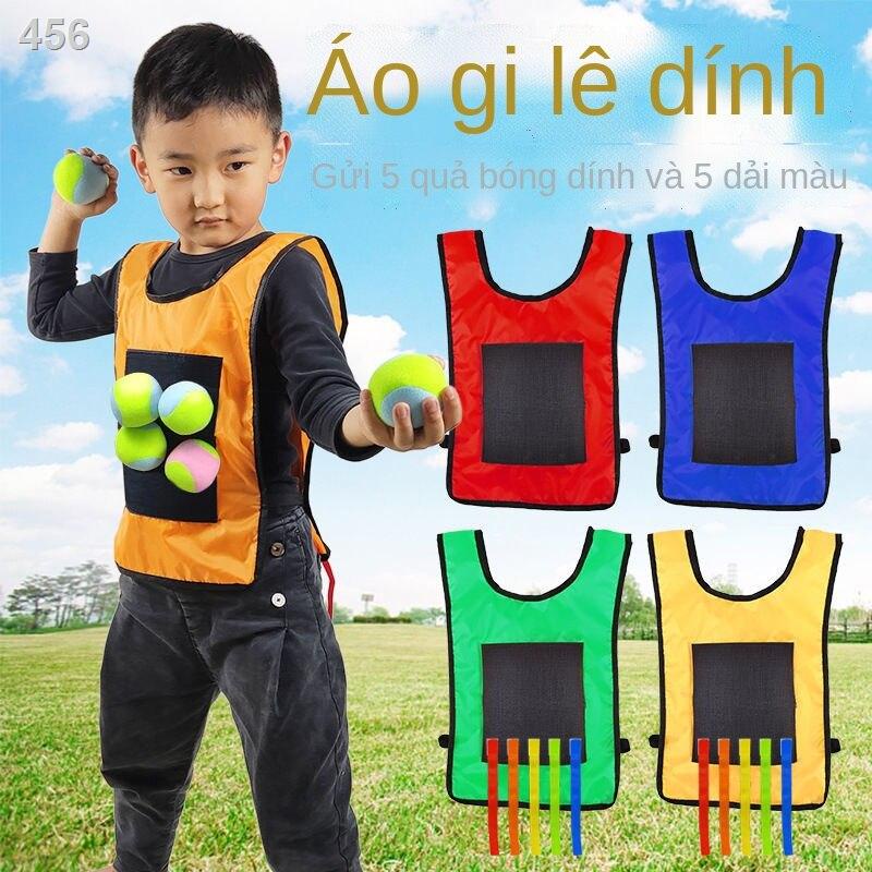 Dính bóng áo gi lê trẻ em né tránh kéo đuôi vest mẫu giáo cha mẹ-con trò chơi ngoài trời đồ