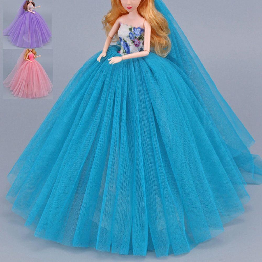 Đầm Cưới Xinh Xắn Cho Búp Bê 30cm