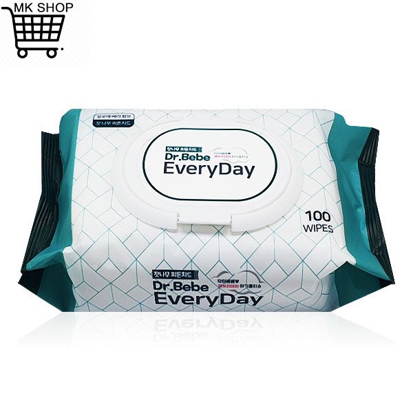 Khăn giấy ướt đa năng Dr.Bebe EveryDay Hàn Quốc 100 tờ