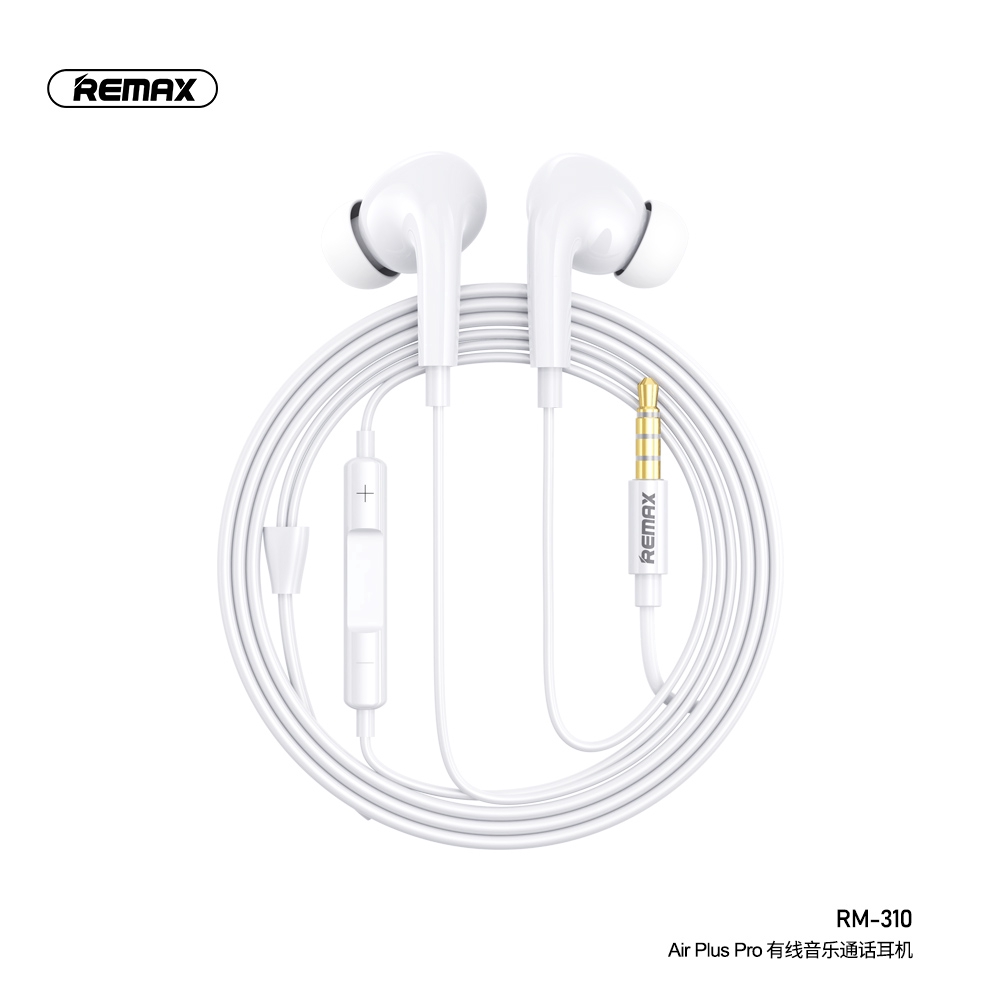 REMAX Wired Earphones For Calls &amp; Music   Bass Stereo In-Ear Headphones RM-310