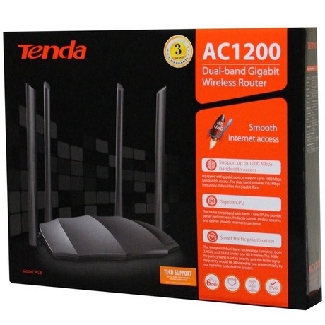 Bộ Phát Wifi Chuẩn AC1200 Tenda AC5