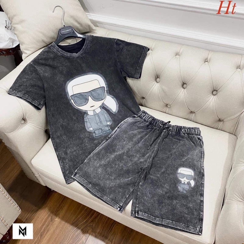 Bộ loang ông già đeo kính đen H2B688