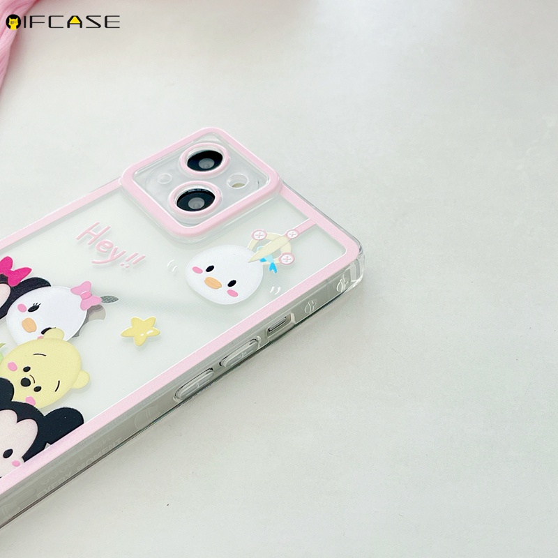Ốp Điện Thoại TPU Mềm Trong Suốt Họa Tiết Hoạt Hình Cho iPhone 13 12 11 Pro Max XS Max XR X