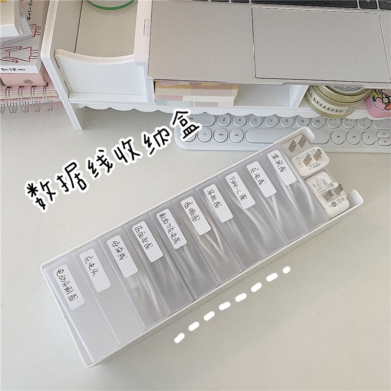 Hộp đựng đồ dùng chia ngăn phong cách nhật bản tiện dụng cho học sinh
