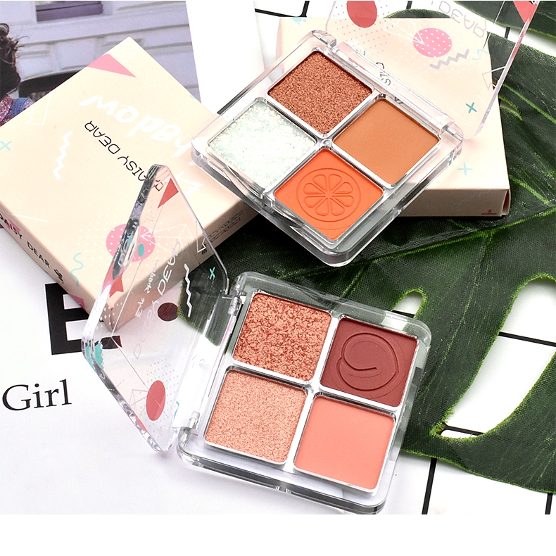 Phấn mắt 4 màu kim tuyến lấp lánh kháng nước thời trang | BigBuy360 - bigbuy360.vn