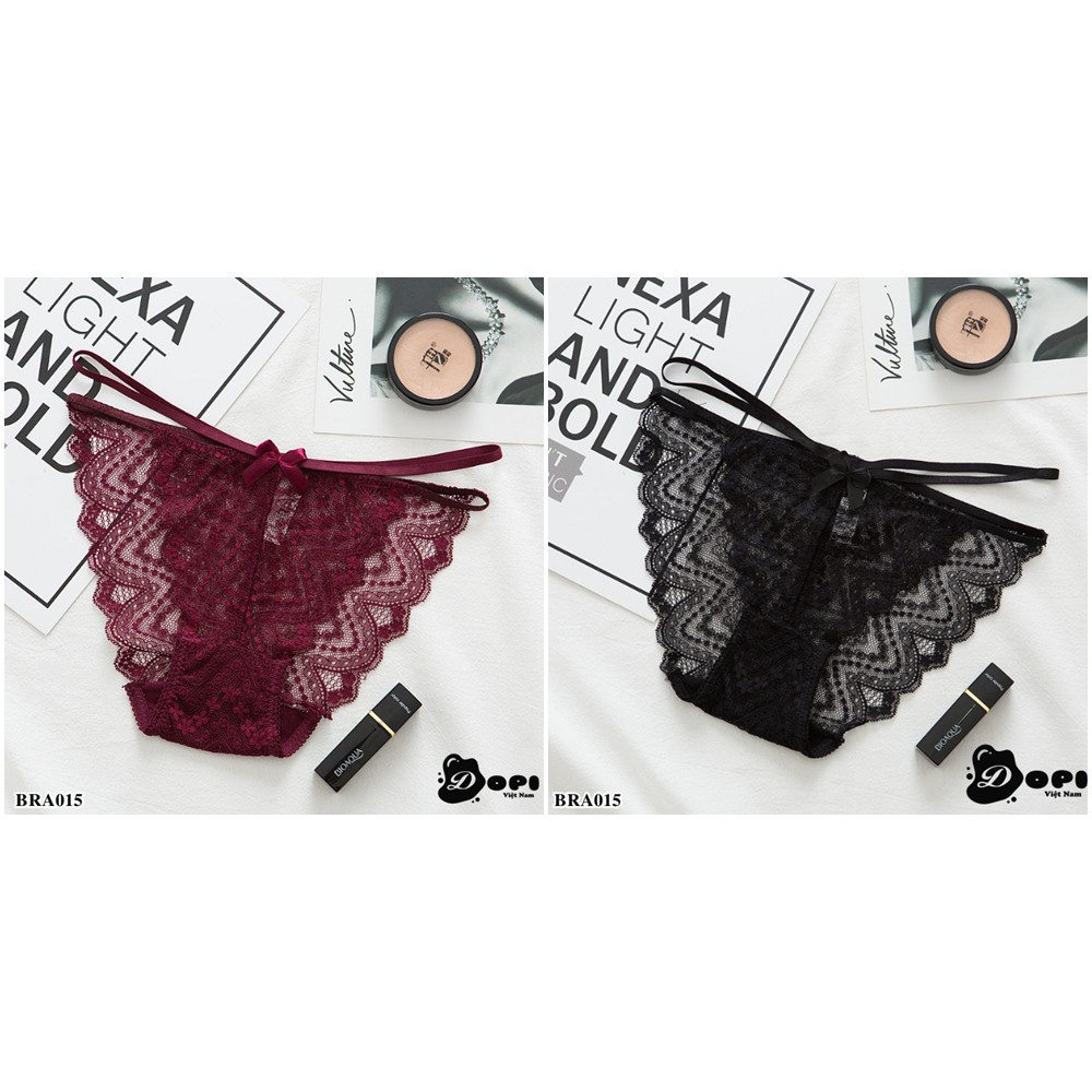 (BRA015) Quần lót nữ quần chíp nữ cạp dây gợi cảm sexy chất liệu ren cao cấp | BigBuy360 - bigbuy360.vn