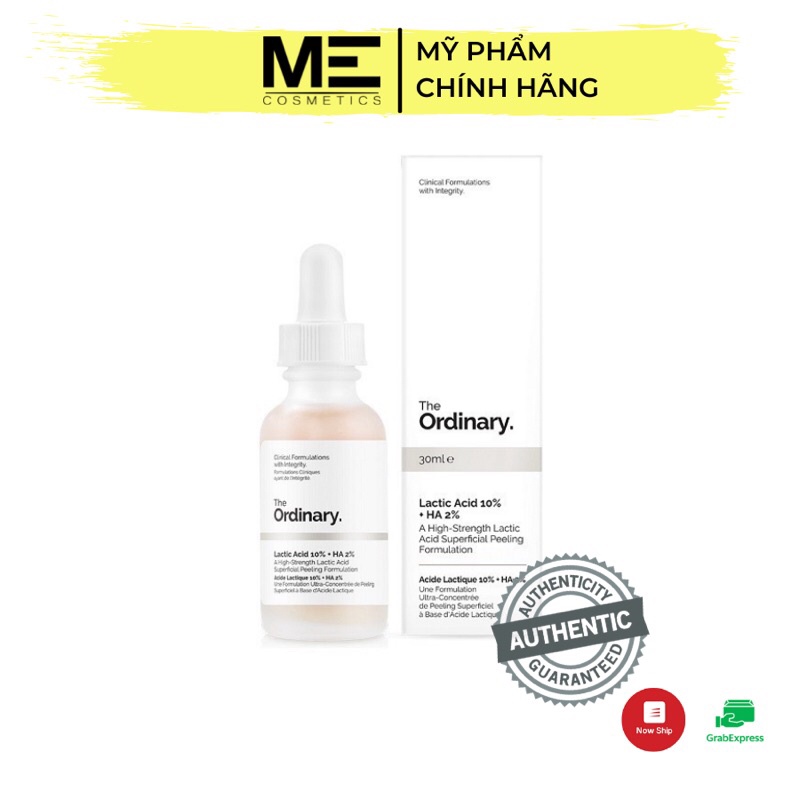 Tẩy Da Chết Hoá Học Làm Sáng Mờ Thâm The Ordinary Lactic Acid 5% + HA 2%