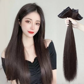 (ĐỌC KĨ MÔ TẢ) - SÉT 3 DÃY TÓC KẸP THẲNG 60-65CM