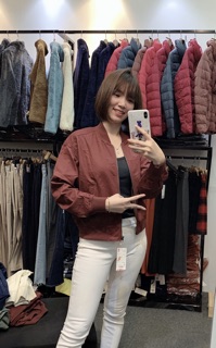 Áo bomber nữ