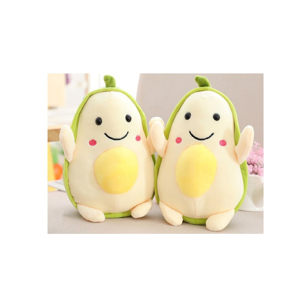 Gấu Bông Bơ Trứng Size 20cm - Gối Ôm Mềm Mại Siêu Cute