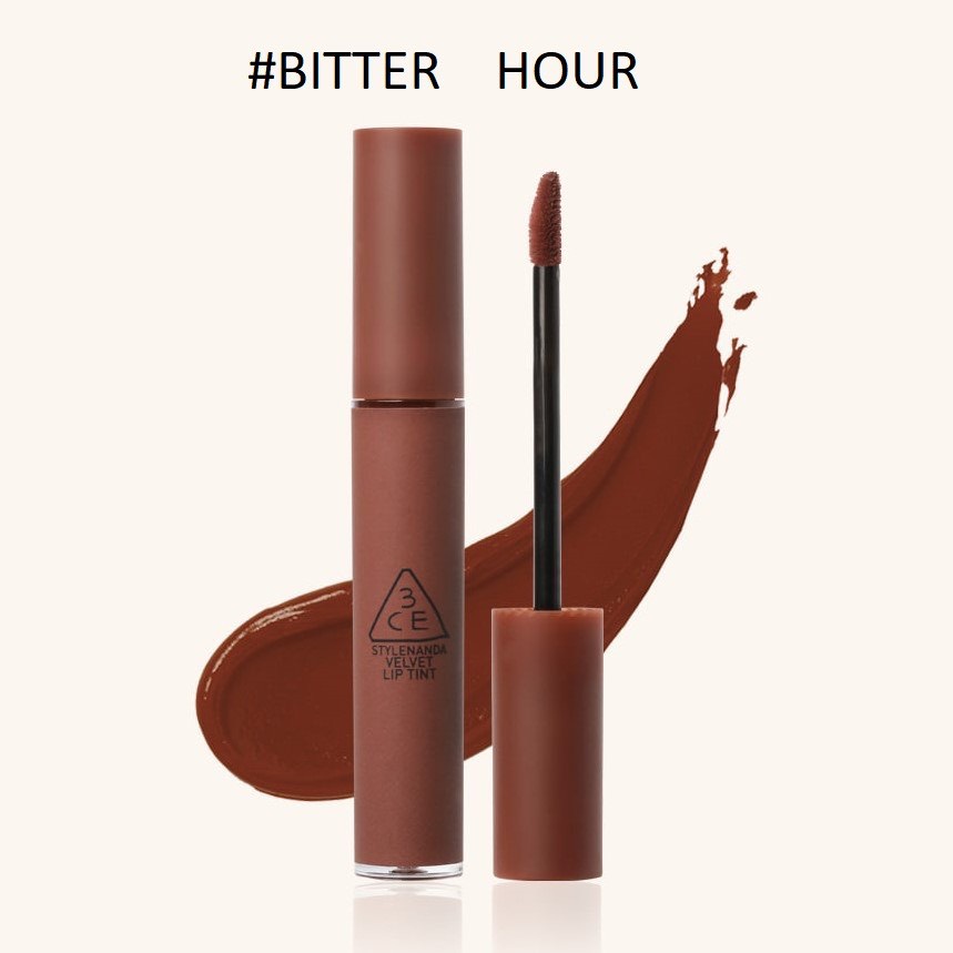 Son Kem Lì 3CE Bitter Hour Phiên Bản Velvet Lip Tint 4g Hàn Quốc