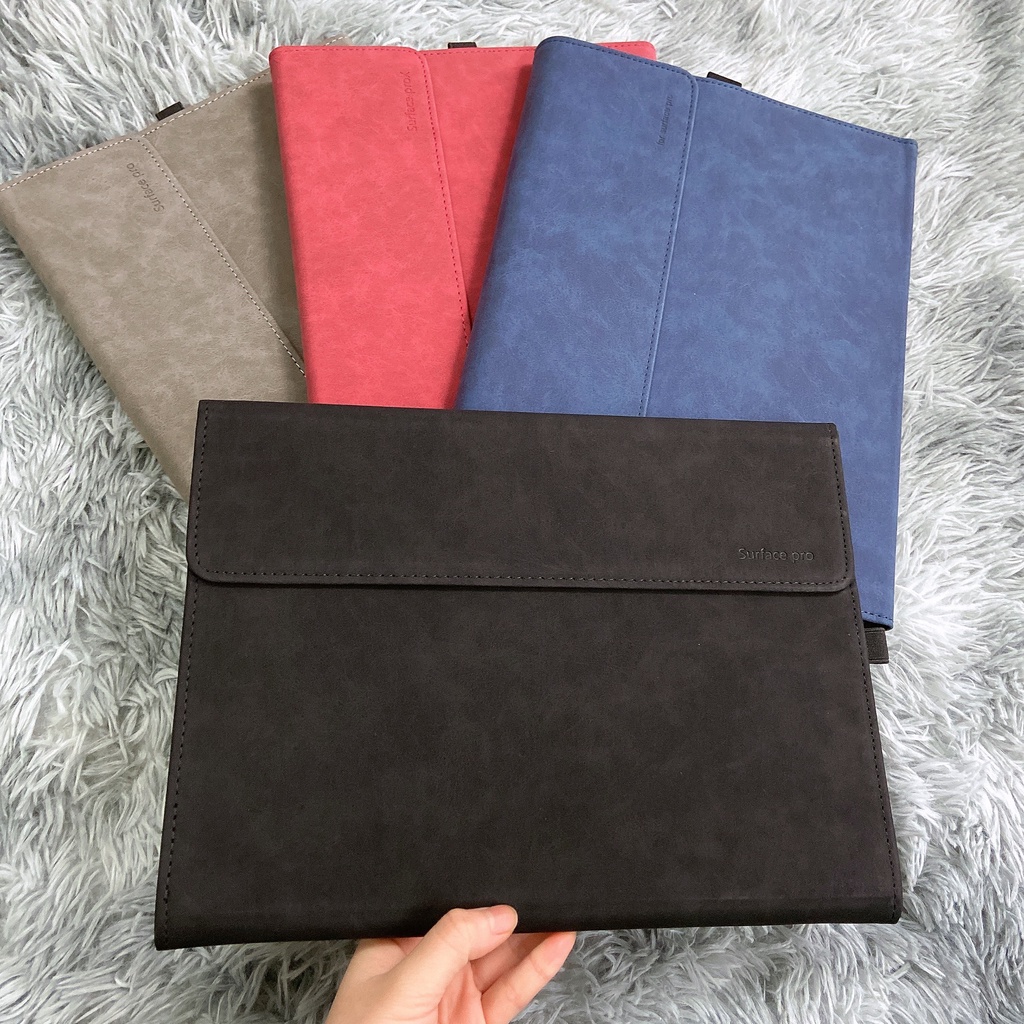 Bao da Surface Pro 4/5/6/7/8, Pro X chống xước, chống sốc màu ĐEN
