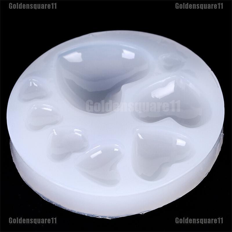 Khuôn Silicone Hình Trái Tim Làm Trang Sức DIY