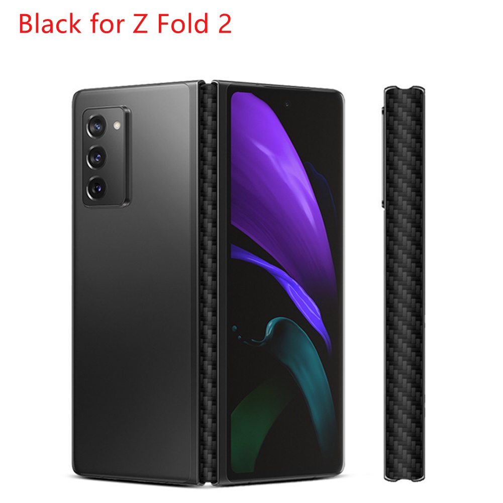 Miếng Dán Sợi Carbon 3D Cho Điện Thoại SAMSUNG Z Fold 2 3 4 W20 W2021 W22 Fro Galaxy Z Flip3 4 5G
