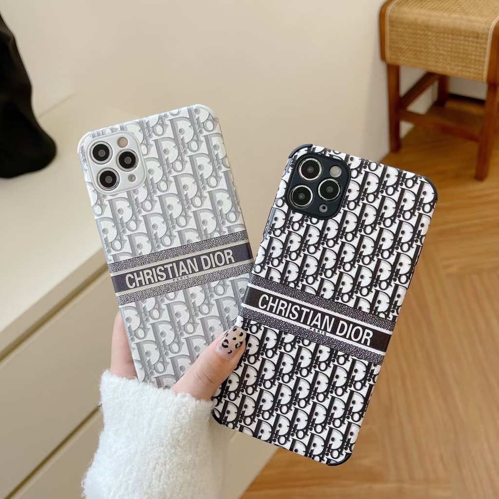 Ốp điện thoại kiểu hành lý in logo Dior cho iPhone 12/Pro/Pro Max 11/Pro/Pro Max 7 8 + X XS XR XS MAX | BigBuy360 - bigbuy360.vn