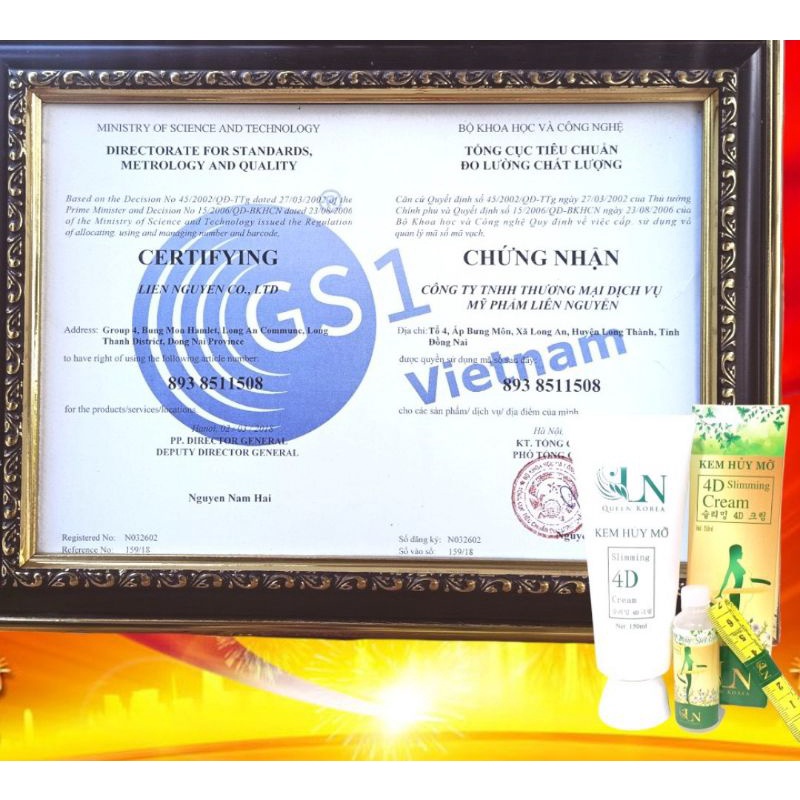 Kem hủy mỡ 4D Slimming ( tặng kèm siết eo+ thước đo)