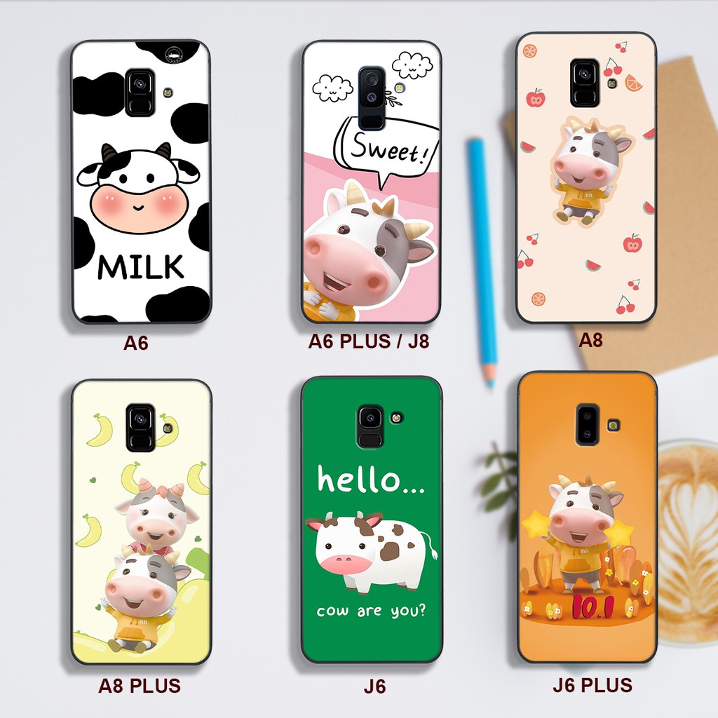 Ốp lưng CHÚ SỮA SÊU CUTE cho dòng máy Samsung Galaxy A6 2018 -A6 Plus - A8 2018 - A8 Plus - J6 - J6 PLUS - J8 2018 | BigBuy360 - bigbuy360.vn