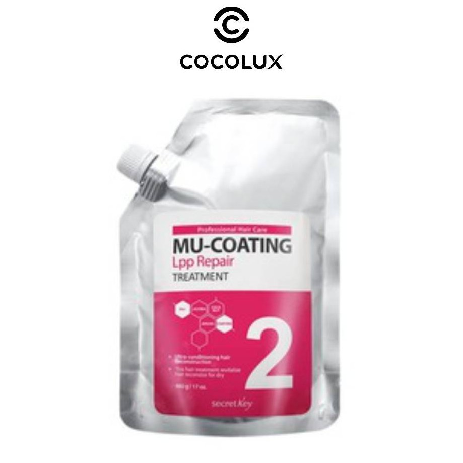 Ủ Tóc Thần Thánh Secret Key Mu-coating LPP Repair Treatment,-[COCOLUX]
