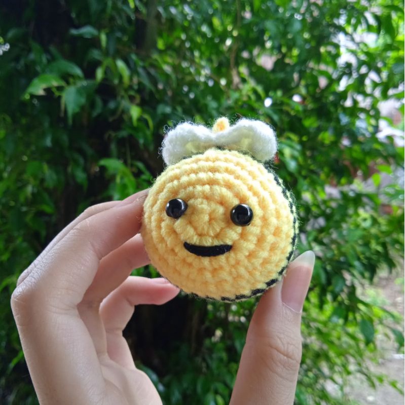 🐝Móc khoá len hình con ong