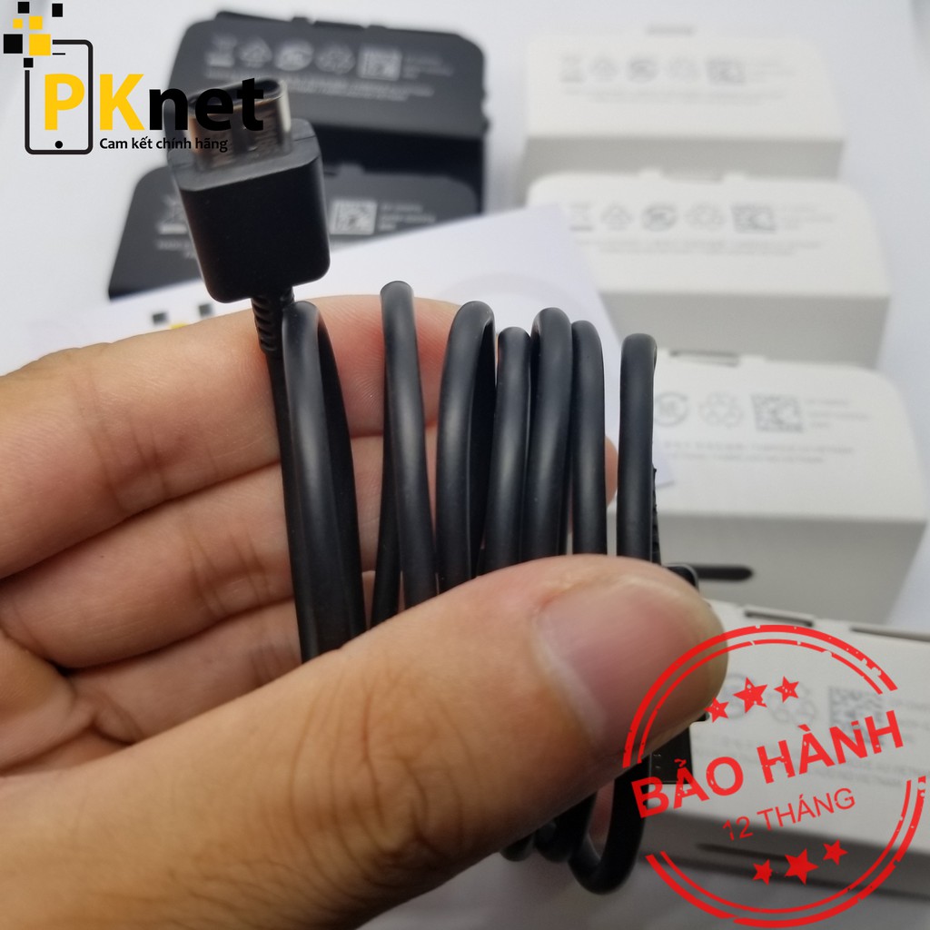 Cáp sạc Samsung Galaxy S10 5G/Note10/S20/S20+ Chính hãng, 2 đầu Type C.