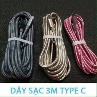 Com bo dây sạc, sam sung, iphon 2cái /1 com bo, bộ dây dây xạc loại dài 3m