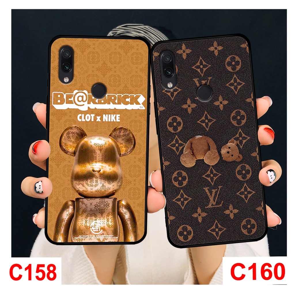 Ốp Redmi Note 5--Note 6--Note 7--Redmi 6 Pro/Mi A2 Lite--Redmi 7 - Mi 6x/Mi A2  in hình gấu bearbrick thời trang.