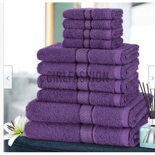 51 Options 100% Cotton Towel Set High Absorbent Antibacterial Basic Towels Bath Towels Hand Towels Washcloths for Bathroom Hotel Spa
