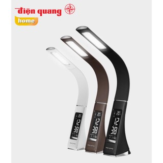 Đèn bàn LED Bảo vệ thị lực Điện Quang ĐQ LDCL1.1 ( Đèn bàn 5W, tích hợp đồng hồ báo thức )